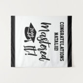 オリジナル修士号卒業マスターしました タペストリー (正面(横))