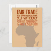 オリジナル公正取引メッセージ付きポストカード ポストカード (正面/裏面)