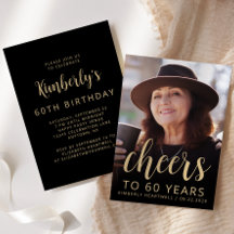 オリジナル写真でお祝い！60歳の誕生日パーティー