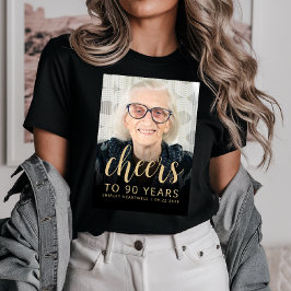オリジナル写真でお祝い！90歳の誕生日パーティー トライブレンドＴシャツ