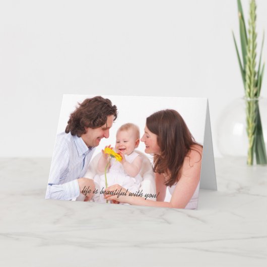 オリジナル写真でカードを作ろう カード (正面)