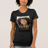 オリジナル写真で乾杯！30歳の誕生日パーティー Tシャツ (正面)