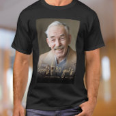 オリジナル写真で乾杯!80歳の誕生日パーティー Tシャツ