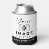 オリジナル写真とカスタムメッセージ 缶クーラー (缶正面)
