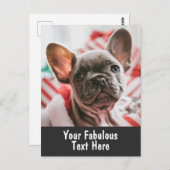 オリジナル写真とテキスト ポストカード (正面/裏面)