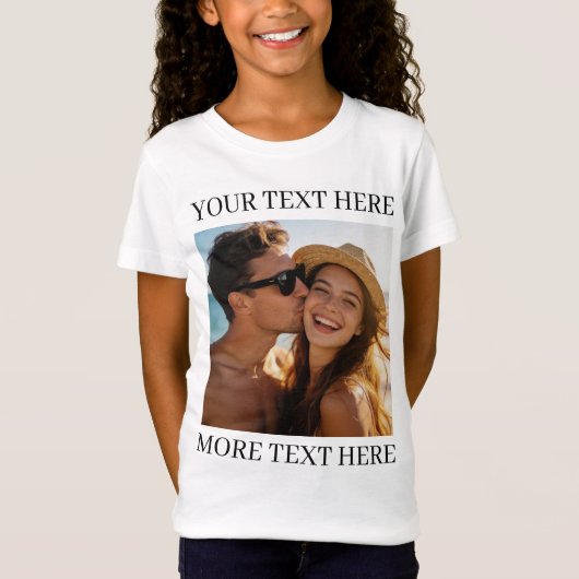 オリジナル写真とテキスト Tシャツ (正面)