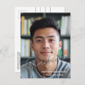 オリジナル写真と招待状のポストカード4枚セット　卒業おめでとう ポストカード (正面/裏面)