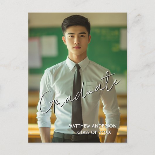 オリジナル写真と招待状2 ポストカード (正面)