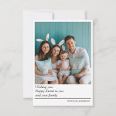 オリジナル写真のイースター ポストカード (正面)