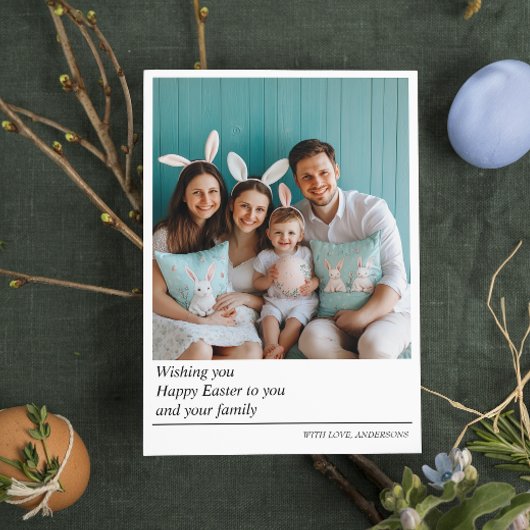 オリジナル写真のイースター ポストカード