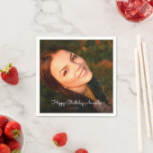 オリジナル写真のナプキン スタンダードカクテルナプキン (インサイチュ)