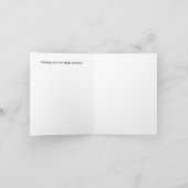 オリジナル写真のハッピーバースデーカード サンキューカード (内部)