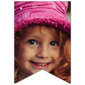 オリジナル写真のバンティング 誕生日パーティーバナー バンティングフラッグ (第3の旗)