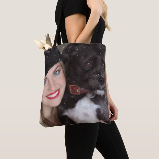 オリジナル写真の両面トートバッグ トートバッグ (クローズアップ)