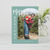 オリジナル写真の明るく楽しいクリスマスカード シーズンカード (スタンド正面)