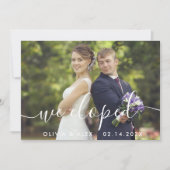 オリジナル写真の結婚報告 案内状 (正面)