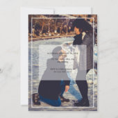 オリジナル写真の結婚式招待状 招待状 (裏面)