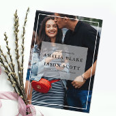 オリジナル写真の結婚式招待状 招待状