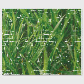 オリジナル写真の芝刈りサービス - ありがとう! - ラッピングペーパー (フラット)