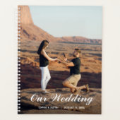 オリジナル写真の週刊・月刊結婚式プランナー プランナー手帳 (正面)