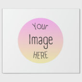 オリジナル写真やロゴ入り包装紙 ラッピングペーパー (フラット)