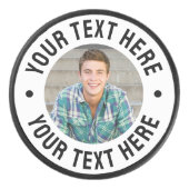 オリジナル写真を作成 アイスホッケーパック (正面)