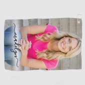 オリジナル写真を作成 ゴルフタオル (横)