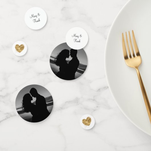 オリジナル写真ウェディング コンフェッティ (グループ)