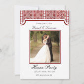 オリジナル写真オーダーメイド アラブ ヘンナ インビテーション (正面)