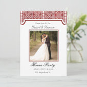 オリジナル写真オーダーメイド アラブ ヘンナ インビテーション (スタンド正面)