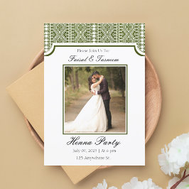 オリジナル写真オーダーメイド アラブ ヘンナ インビテーション