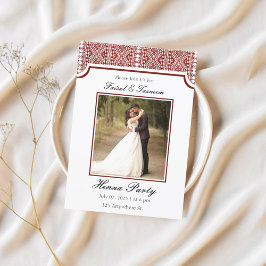 オリジナル写真オーダーメイド アラブ ヘンナ インビテーション