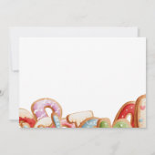 オリジナル写真クッキーデコレーション パーティー招待状 招待状 (裏面)