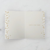 オリジナル写真クリスマスカード雪紙吹雪 シーズンカード (内部)