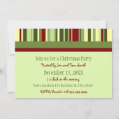オリジナル写真クリスマスパーティー招待状 招待状 (裏面)