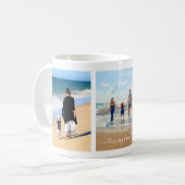 オリジナル写真コラージュマグカップ - 家族が大好き コーヒーマグカップ (正面左)