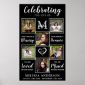 オリジナル写真コラージュ追悼ポスター ポスター (正面)