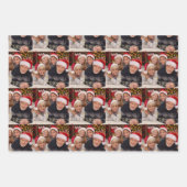 オリジナル写真コラージュ ラッピングペーパーシート (正面)