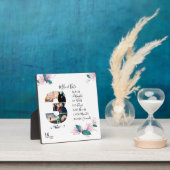 オリジナル写真コラージュ ラブスクリプト カップル フォトプラーク (インサイチュ)