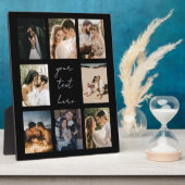 オリジナル写真コラージュ 個別の家族写真 フォトプラーク (側面)