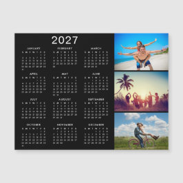 オリジナル写真コラージュ 2027 カレンダー マグネット