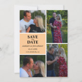 オリジナル写真コラージュ Save The Date セーブザデート (正面)