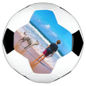 オリジナル写真サッカーボールギフト アップロードする写真をカスタマイズ サッカーボール (回転)