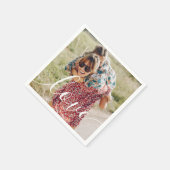 オリジナル写真スクリプトラブ スタンダードカクテルナプキン (角)