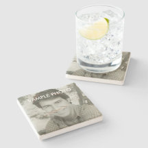 オリジナル写真ストーンコースター - 不動産エージェントへのギフト