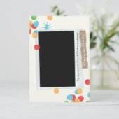 オリジナル写真テキスト誕生日カード (スタンド正面)