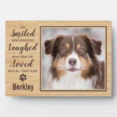オリジナル写真ペットロス犬メモリアル フォトプラーク (正面)