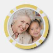 オリジナル写真ホームトーナメントゲームを作成 ポーカーチップ (裏面)