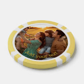 オリジナル写真ホームトーナメントゲームナイトを作成する ポーカーチップ (シングル)