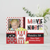 オリジナル写真ムービー 誕生日招待状 招待状 (スタンド正面)